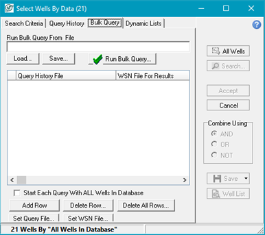 Bulk Query